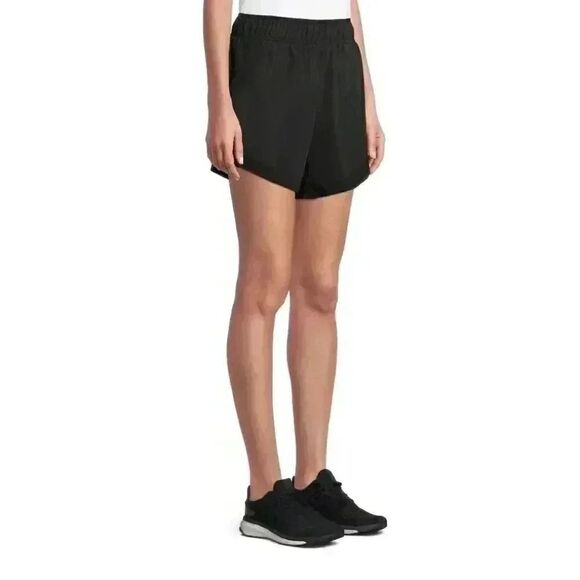 Athletic Works Dri-Works Women's Black Nylon Running Shorts w Brief NEW NWT - Picture 8 of 10